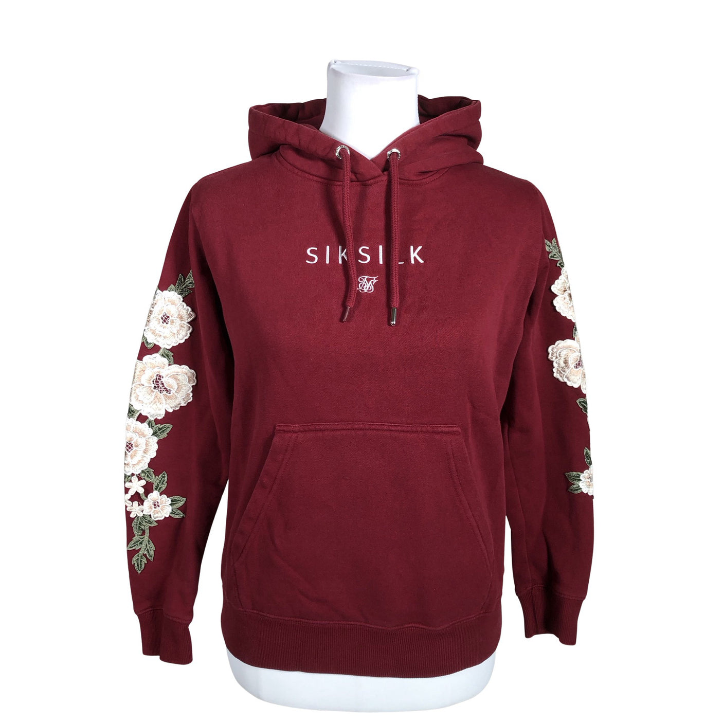 Unisex Siksilk - Hoodie, size 38 - Wine red (1)