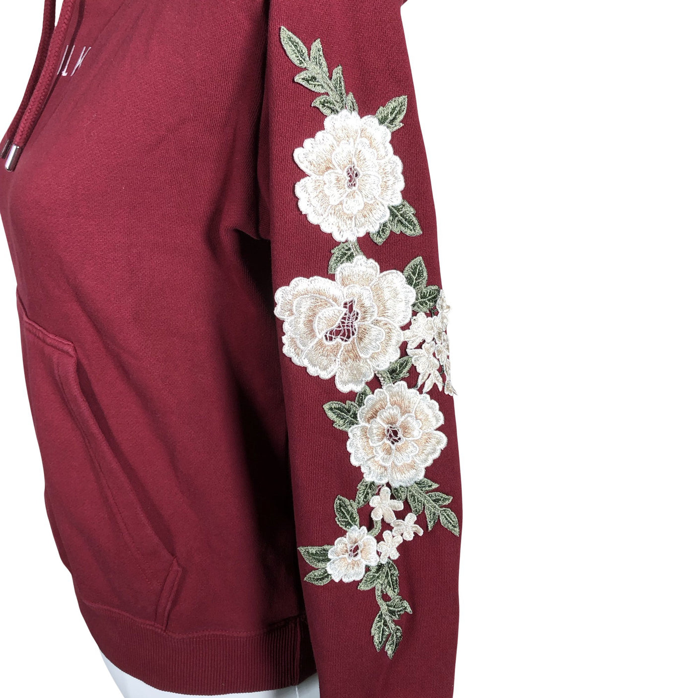Unisex Siksilk - Hoodie, size 38 - Wine red (2)