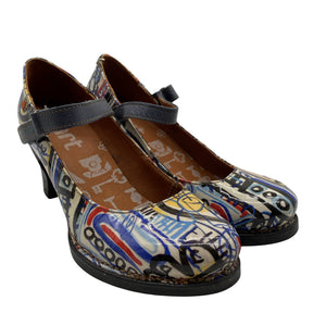 Unisex Art - High heels, size 38 - Blue (2)