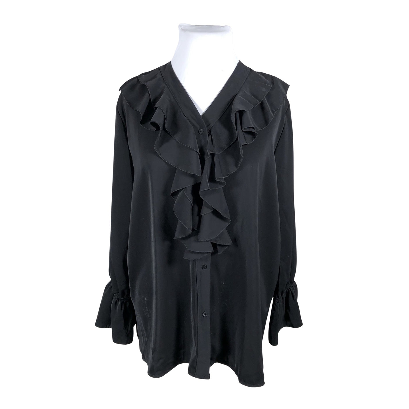 Unisex New Collection - Schiffon tunic, size 46 - Black (1)
