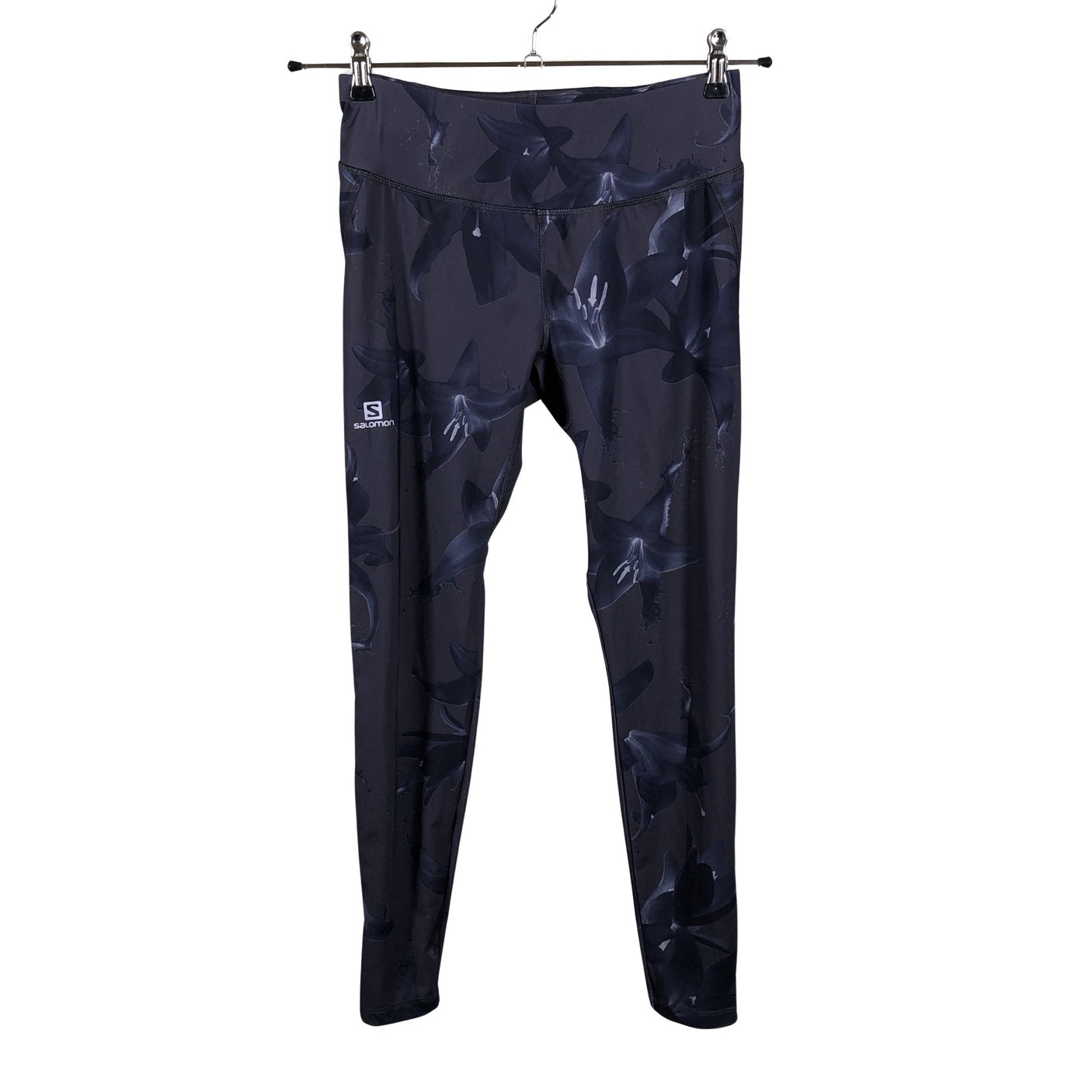 Unisex Salomon - Sports tights, size 32 - Blue (1)