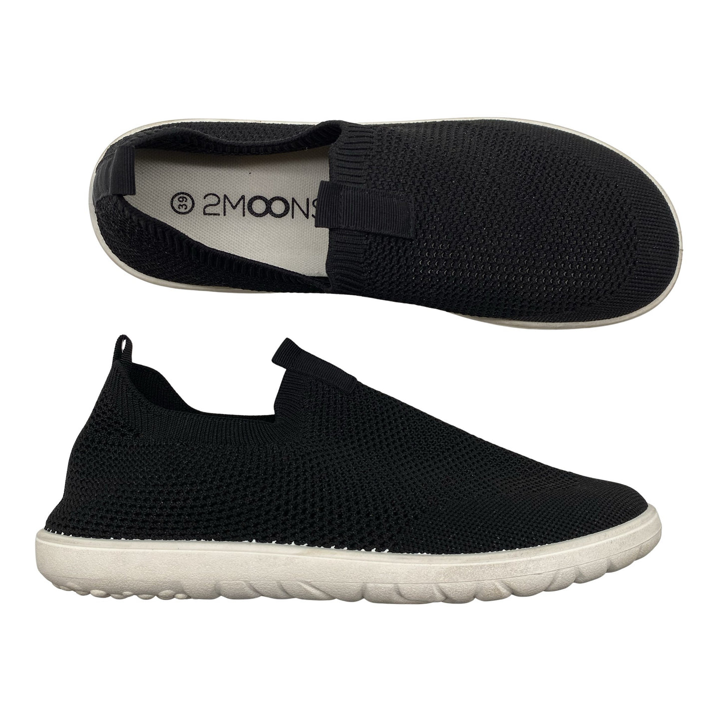 Unisex 2Moons - Casual sneakers, size 39 - Black (1)