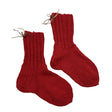 Unisex Handmade - Wool socks, size 37 - Red ()