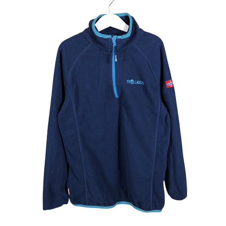 Unisex Trollkids - Fleece shirt, size 146 - 152 - Blue ()