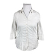 Unisex Voglia - Collared shirt, size 42 - White ()