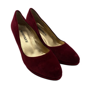 Unisex Muotikuu - Evening high heels, size 38 - Wine red (2)