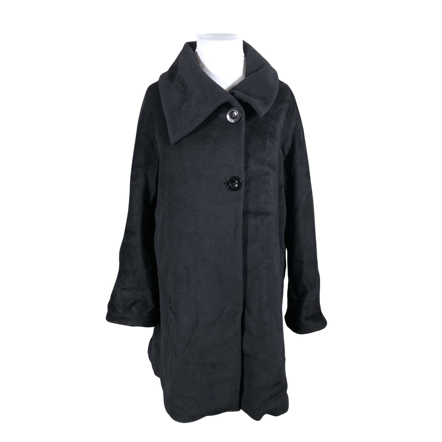 Unisex Marimekko - Wool coat, size 42 - Black (1)