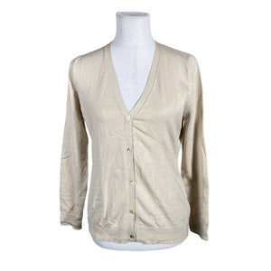 Unisex August Silk - Cardigan, size 40 - Beige (1)