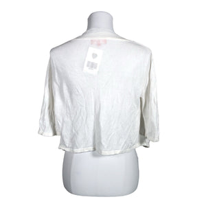 Unisex Derhy - Knit bolero jacket, size 40 - White (2)