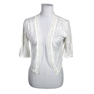 Unisex Derhy - Knit bolero jacket, size 40 - White (1)