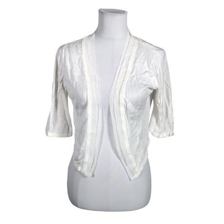 Unisex Derhy - Knit bolero jacket, size 40 - White ()