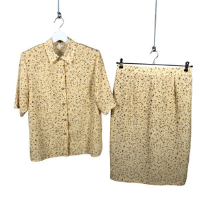 Unisex Marja Valonen - Short-sleeved blouse, size 40 - Yellow (2)