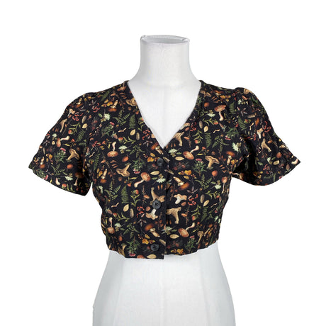 Unisex Disturbia - Short-sleeved blouse, size 38 - Black ()