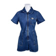Unisex Lucy & Yak - Short overalls, size 38 - Blue ()
