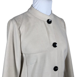 Unisex Gerry Weber - Wool coat, size 42 - Beige (3)