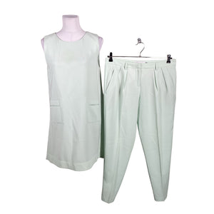 Unisex Tara Jarmon - Schiffon tunic, size 40 - Green (1)