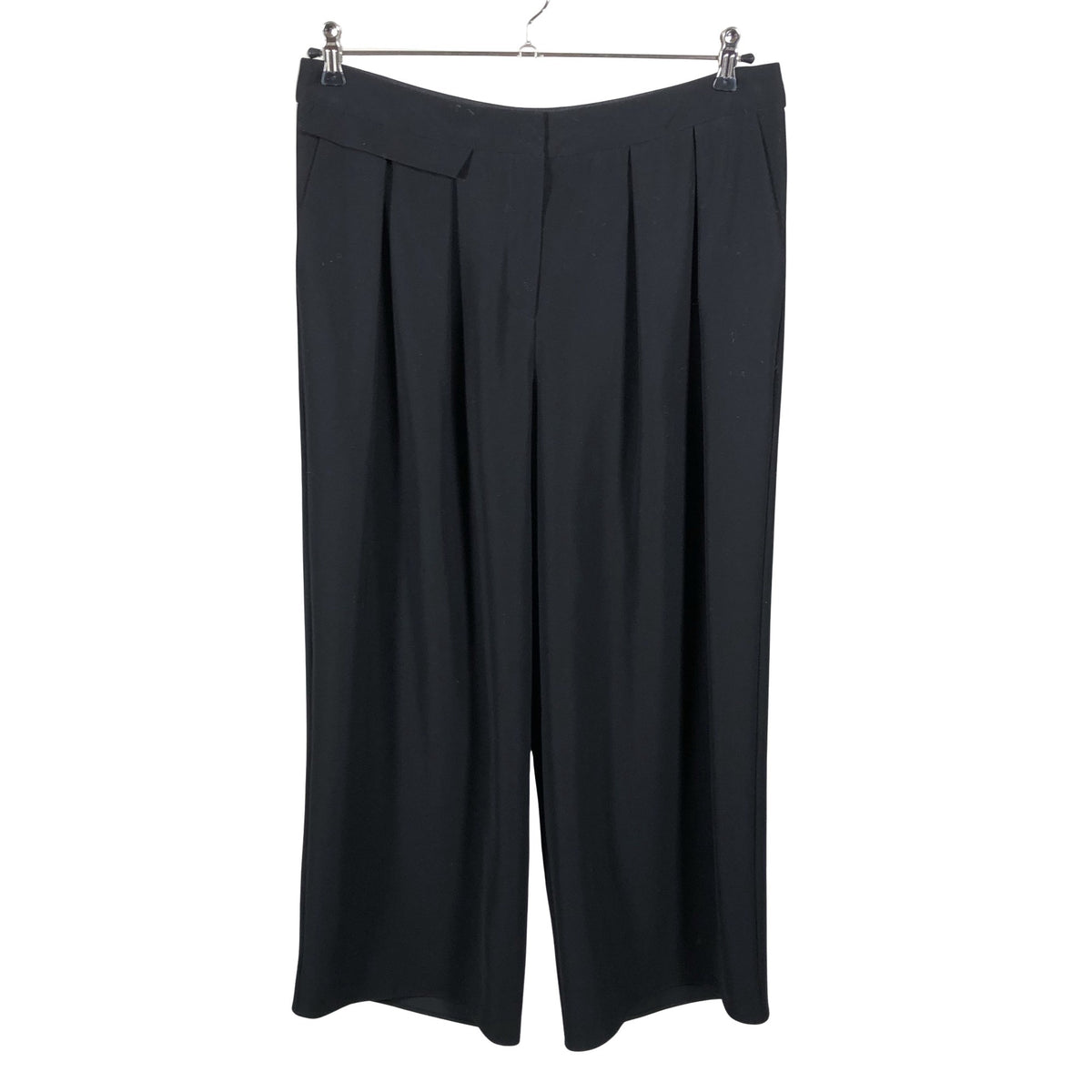 Unisex Armani Collezioni - Straight leg trousers, size 42 - Black (1)