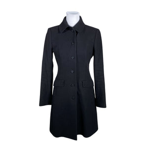 Unisex Hugo Boss - Wool coat, size 36 - Black (1)