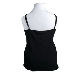 Unisex Zizzi - Tricot tank top, size 46 - Black (2)