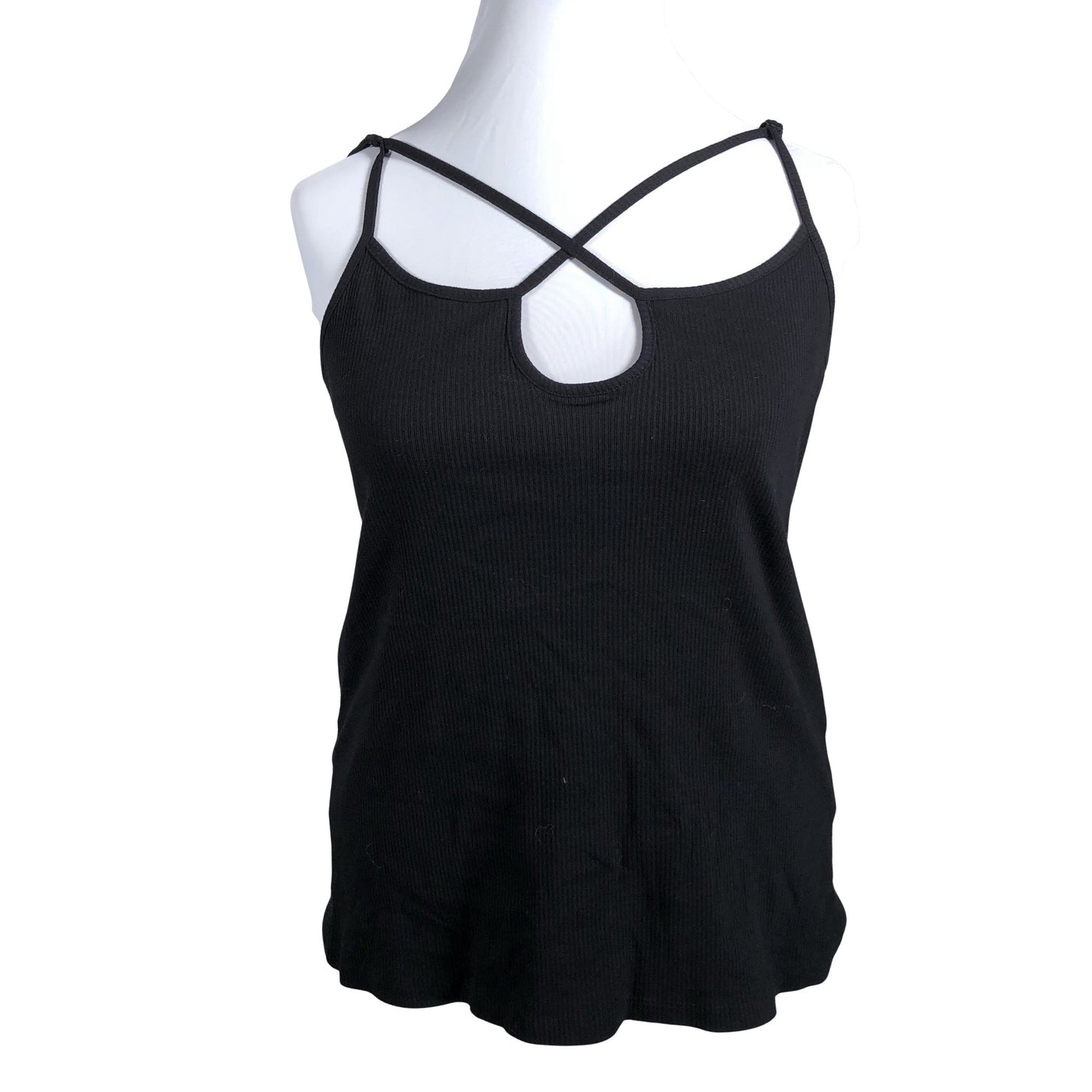 Unisex Zizzi - Tricot tank top, size 46 - Black (1)