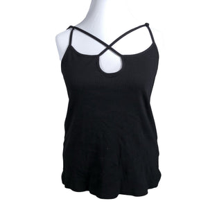 Unisex Zizzi - Tricot tank top, size 46 - Black (1)