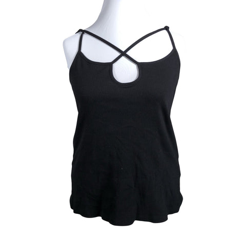 Unisex Zizzi - Tricot tank top, size 46 - Black ()