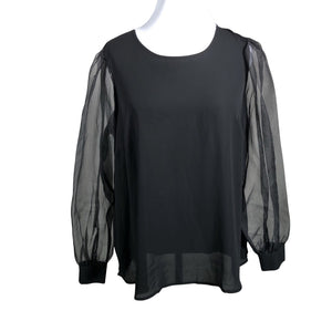 Unisex Zizzi - Party shirt, size 46 - Black (1)