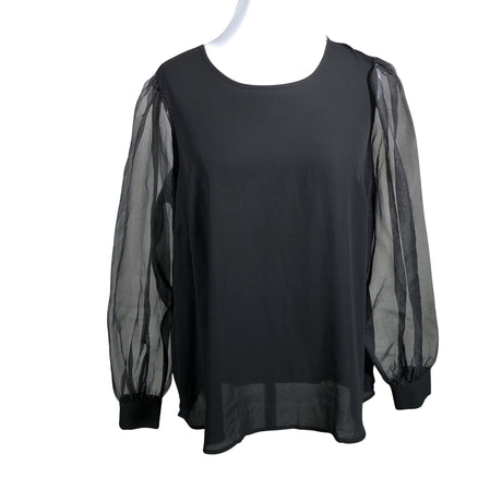 Unisex Zizzi - Party shirt, size 46 - Black ()