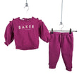Unisex Baker by Ted Baker - Sweatshirt and pants set, size 80 - 86 - Violet ()