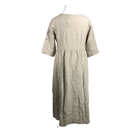 Unisex Puro Lino - Dress, size 42 - Beige (2)