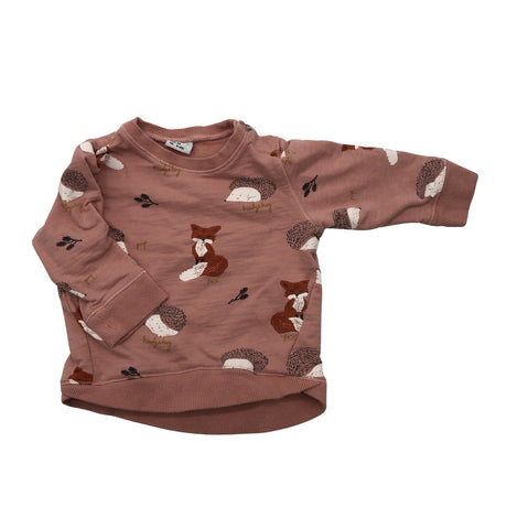 Unisex Lindex - Sweatshirt, size 62 - 68 - Light pink ()