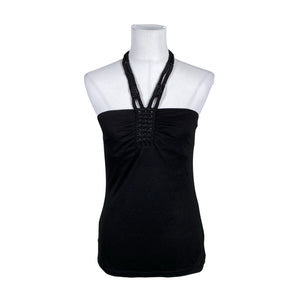 Unisex Esprit - Tricot tank top, size 38 - Black (1)