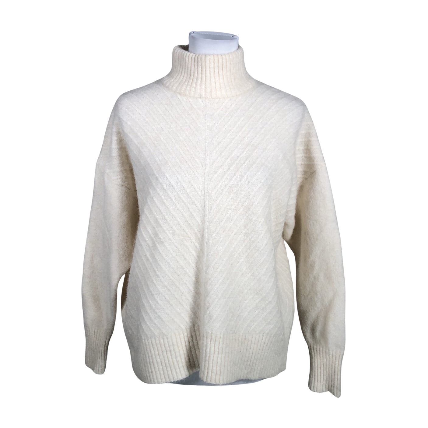 Unisex Selected - Sweater, size 40 - Natural white (1)
