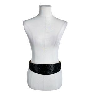 Unisex Diane von Furstenberg - Leather belt, size Ei kokoa - Black (2)