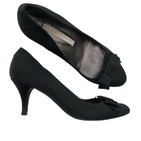 Unisex Pura López - Evening high heels, size 38 - Black ()