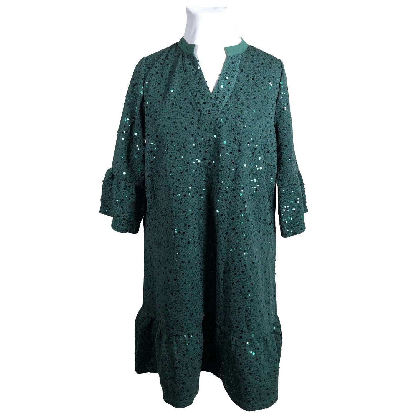 Unisex Zizzi - Party dress, size 42 - Green (1)