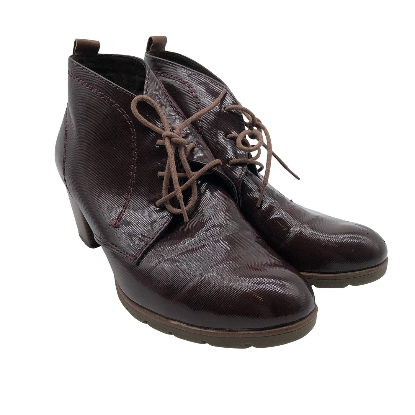 Unisex Marco Tozzi - High heels, size 40 - Wine red (2)
