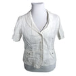 Unisex Voglia - Short-sleeved blouse, size 42 - White ()