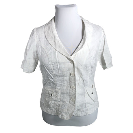 Unisex Voglia - Short-sleeved blouse, size 42 - White ()