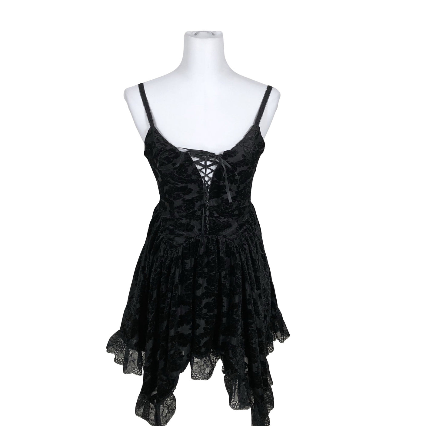 Unisex Widow - Tricot dress, size 32 - Black (1)