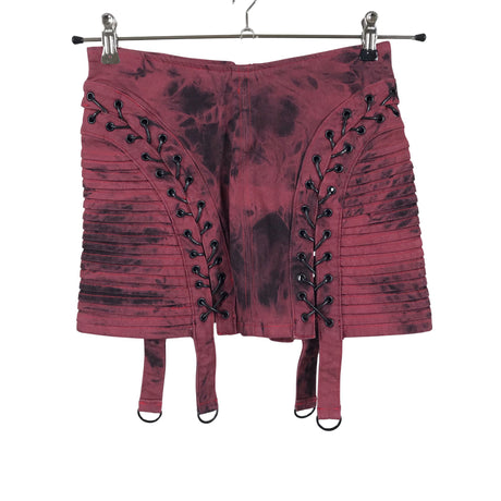 Unisex Darker Wavs - Denim skirt, size 34 - Red ()