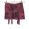 Unisex Darker Wavs - Denim skirt, size 34 - Red ()