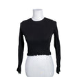 Unisex Even&Odd - Tricot shirt, size 34 - Black ()