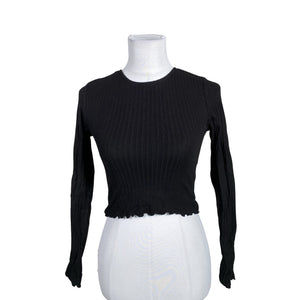 Unisex Even&Odd - Tricot shirt, size 34 - Black (1)
