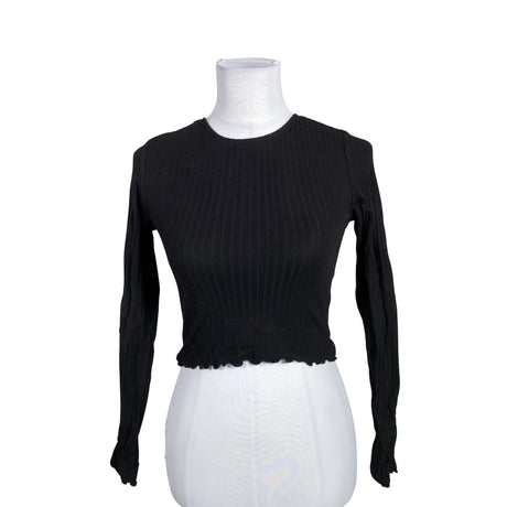 Unisex Even&Odd - Tricot shirt, size 34 - Black ()