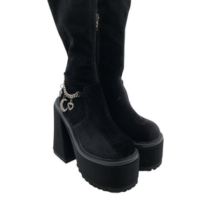 Unisex Sugar Thrillz - Boots, size 36 - Black (2)