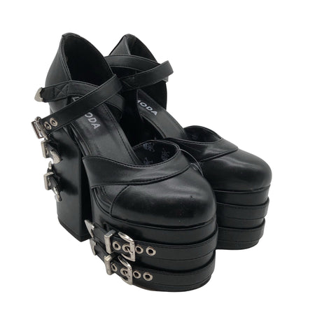 Unisex Lamoda - Heeled sandals, size 36 - Black (2)