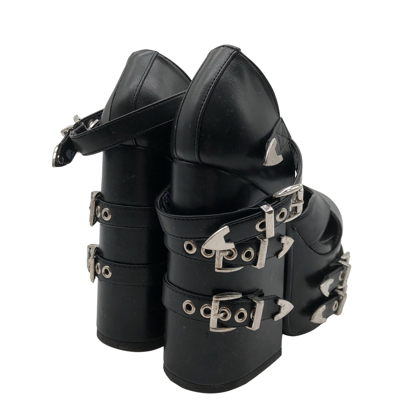 Unisex Lamoda - Heeled sandals, size 36 - Black (3)