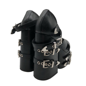 Unisex Lamoda - Heeled sandals, size 36 - Black (3)