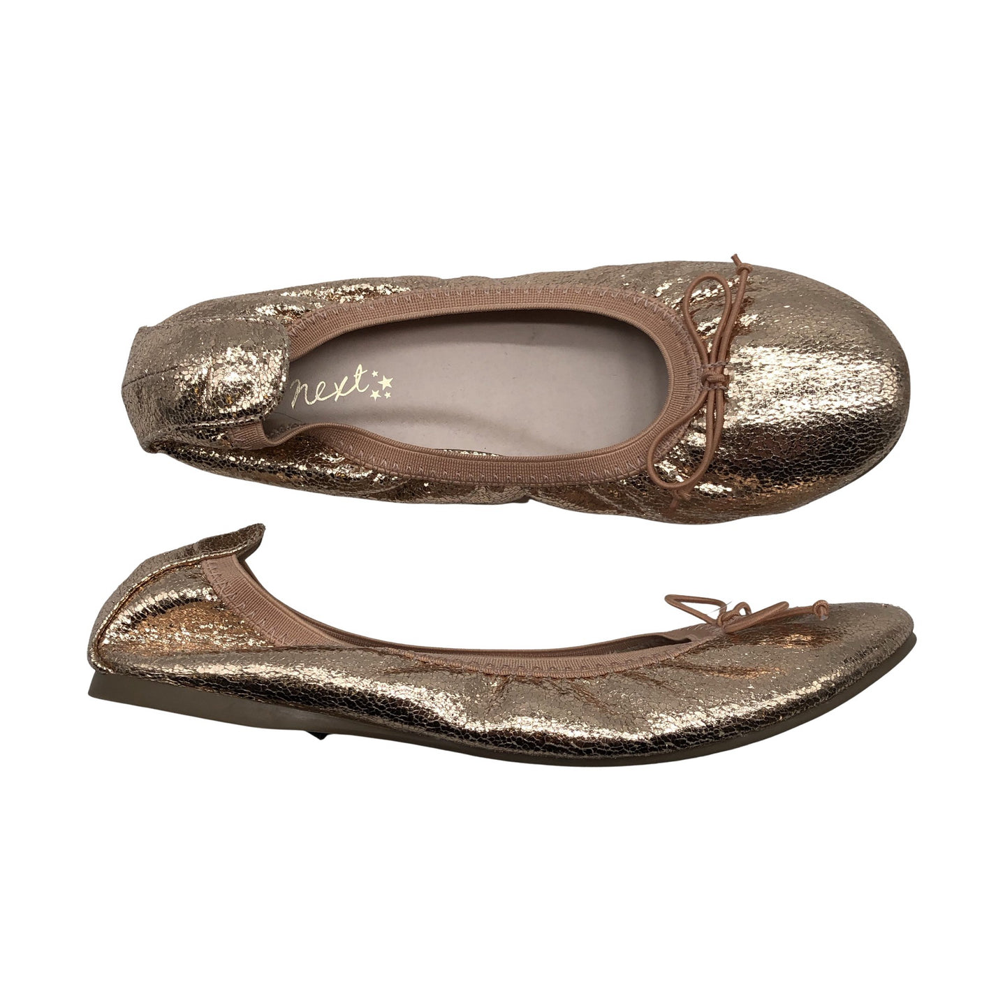 Unisex Next - Festive ballerinas, size 37 - Light pink (1)